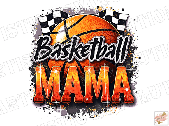 Basketball Mama PNG: Design Assets for Dynamic Branding