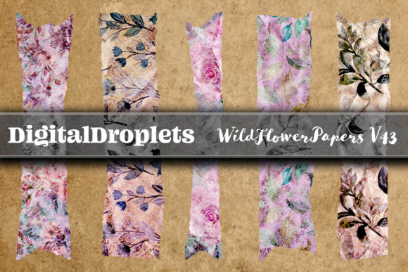 Elevate Your Designs with Wild Flower Papers V43 Washi Tapes