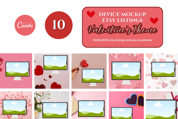 Elevate Your Etsy Shop with Canva Mockup Templates
