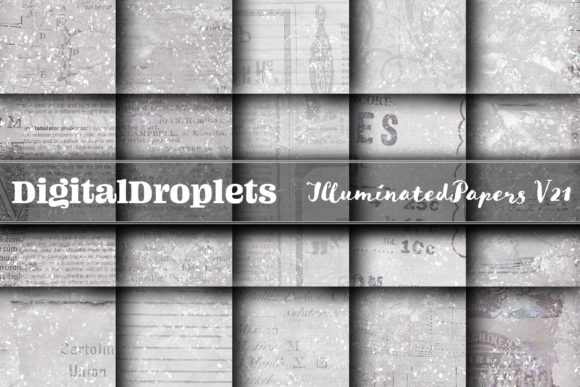 Illuminated Papers Vol. 21: Vintage Texture for Modern Design